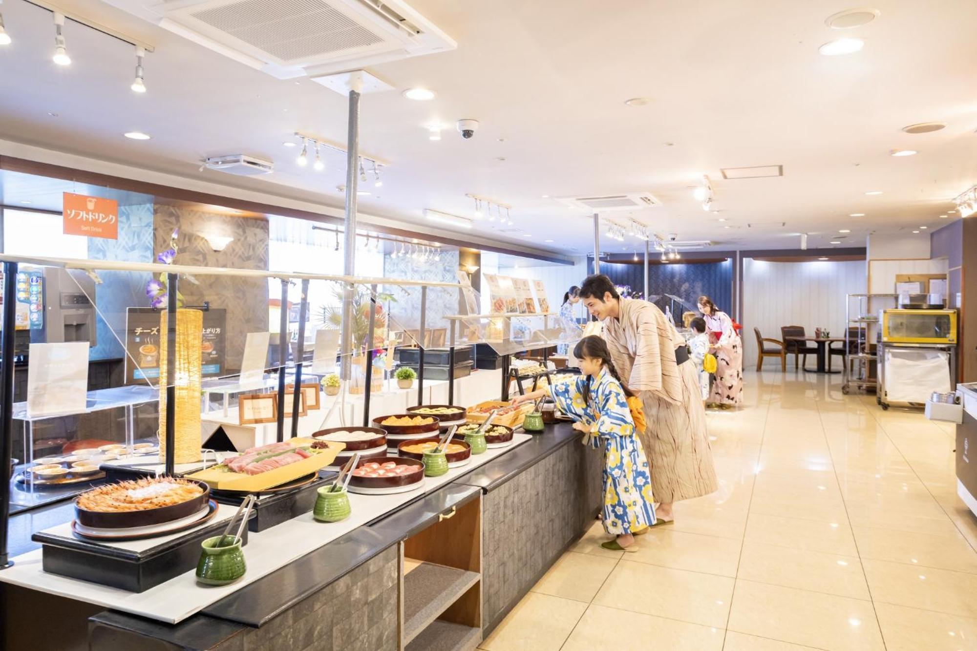 加贺 Ooedo Onsen Monogatari Yamashiro Saichoraku酒店 外观 照片
